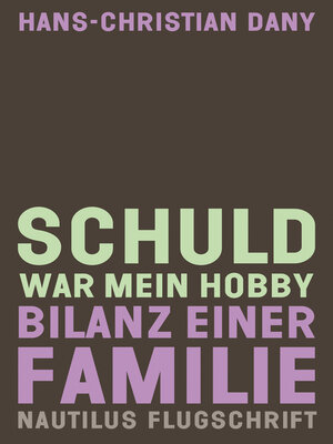 cover image of Schuld war mein Hobby